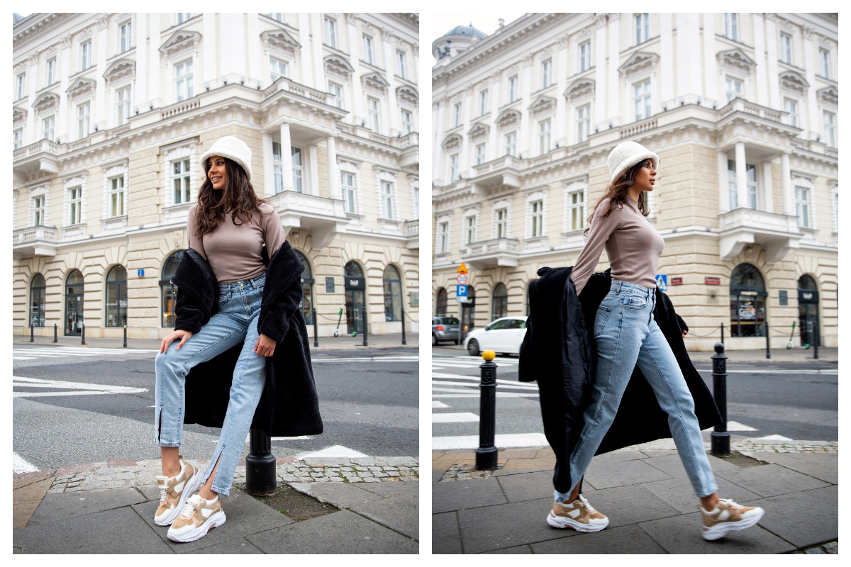 Bluzka damska w hurtowni online w kolorze beżowym