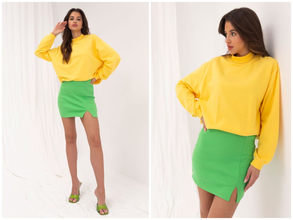 Bluza damska bawełniana basic.