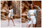 Jaki model marynarki – Marynarka damska w szarym kolorze z kieszeniami