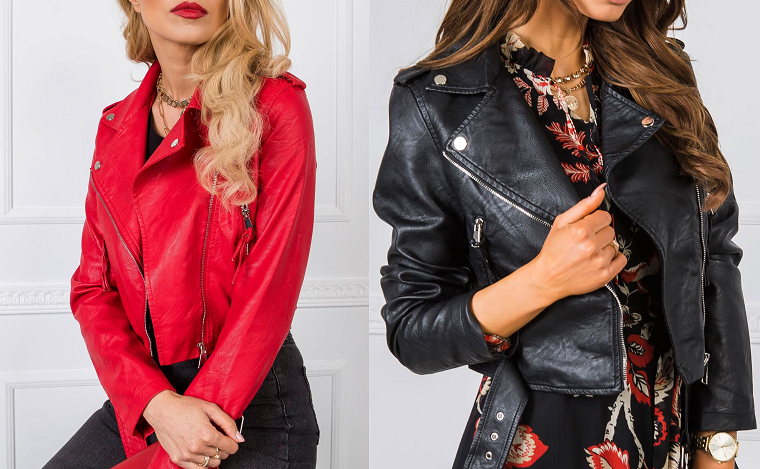 Modna kurtka biker