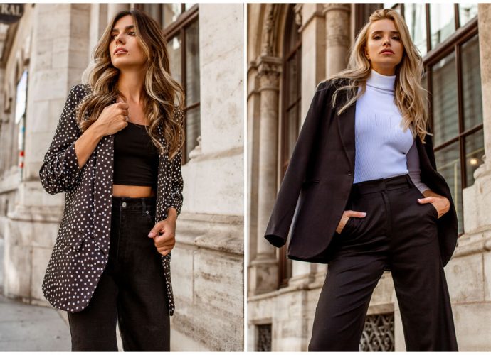 Stylizacje do pracy - eleganckie outfity z marynarkami z eButik