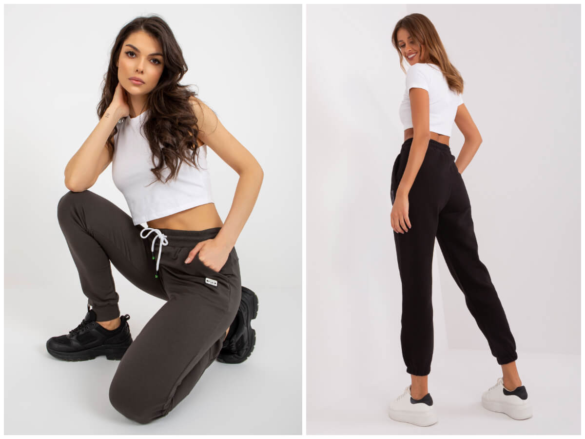 Ciepłe i modne spodnie dresowe damskie na zimę.