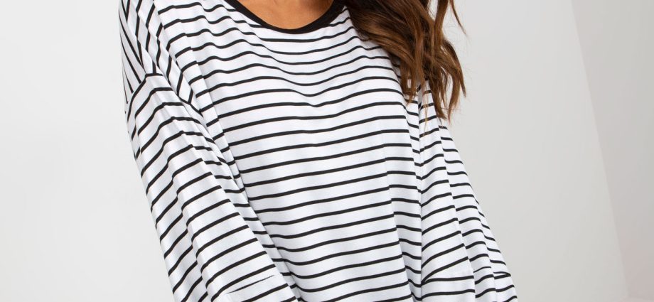 Modne bluzeczki damskie asymetryczn bluzk oversize