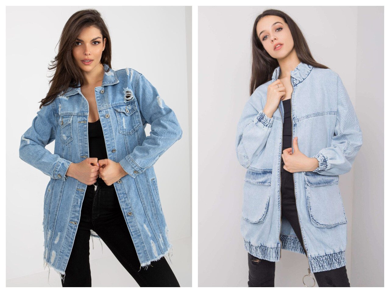 Kurtka jeansowa z przetarciami - zobacz najlepsze kurtki przejściowe z eButik Kurtka jeansowa z przetarciami najlepsze kurtki przejściowe z eButik