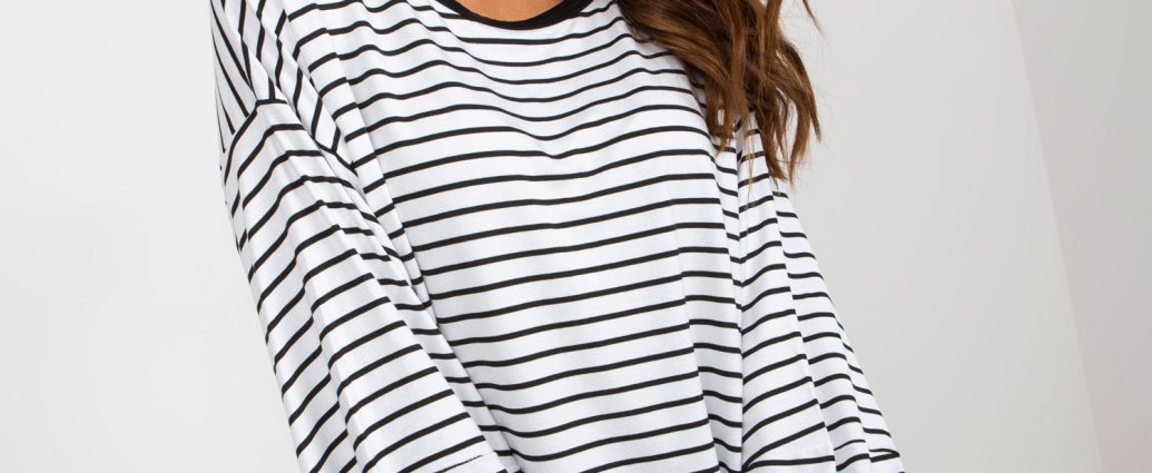 Modne bluzeczki damskie asymetryczn bluzk oversize