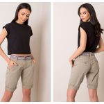 Bermudy damskie w stylizacji z t-shirtem