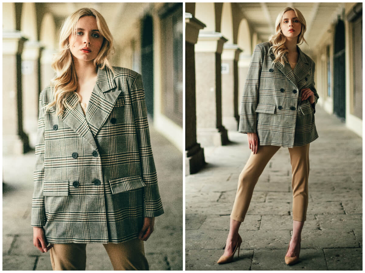 marynarka oversize w stylizacji smart casual z eleganckimi spodniami ze sklepu ebutik.pl