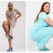 Sukienka basic plus size z krótkim rękawem