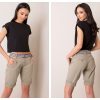 Bermudy damskie w stylizacji z t-shirtem