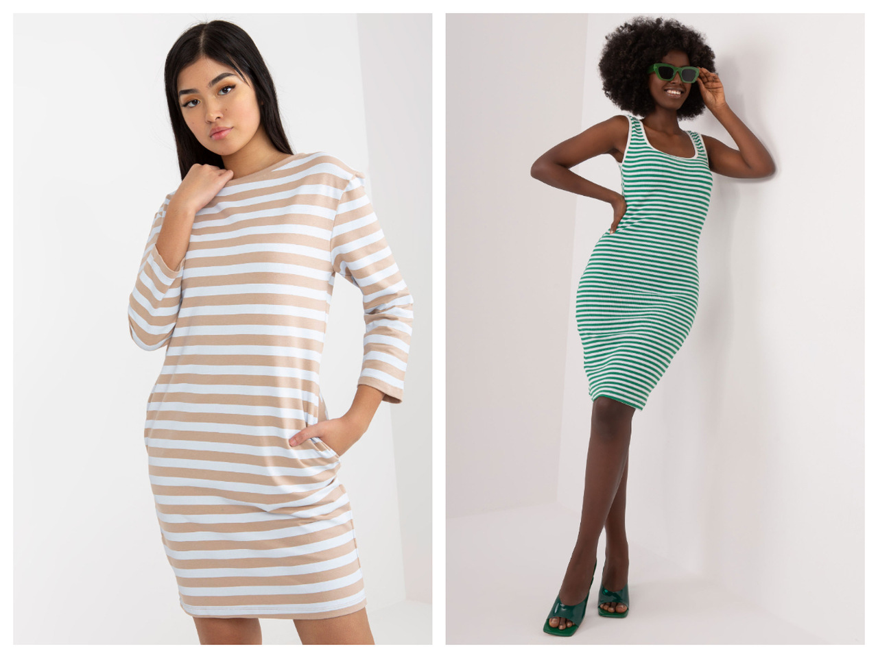 Sukienki w paski -dlaczego warto je zamówić online?
