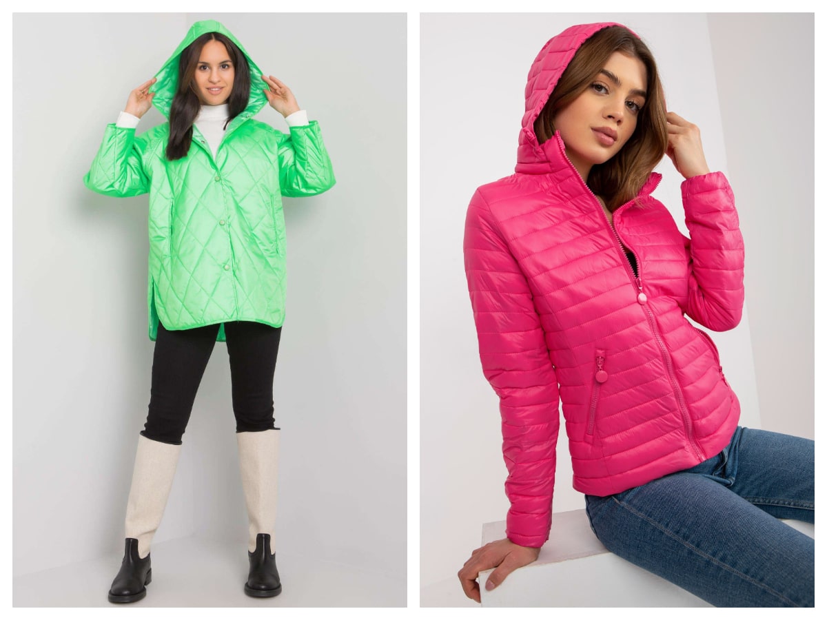 Kurtki przejściowe damskie z kapturem – idealny wybór na chłodniejsze dni