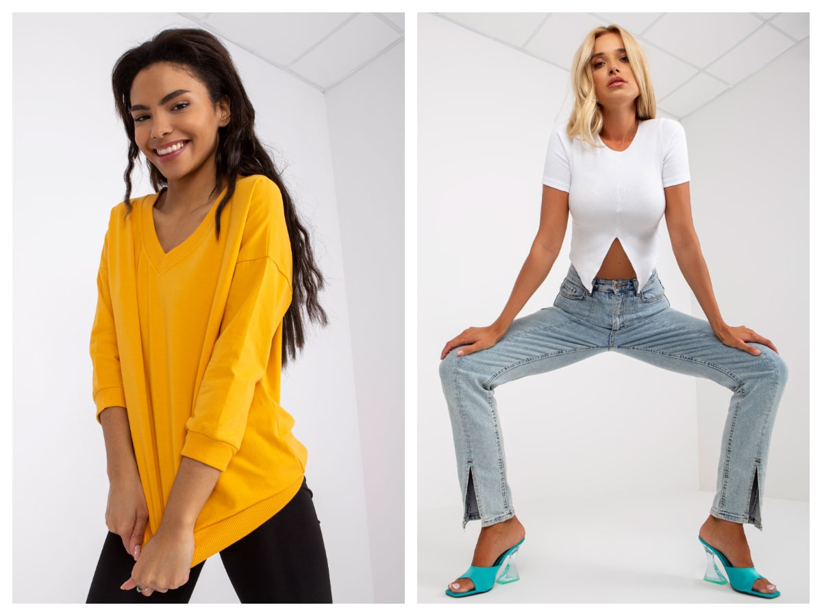 Tanie bluzeczki damskie basic – ubierz się modnie na co dzień