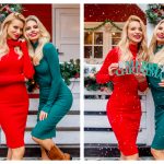 Sukienki na święta w modnych stylizacjach damskich