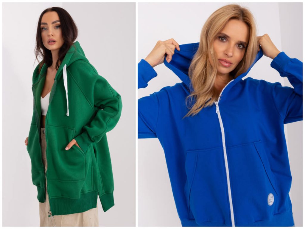 Stylowe i ciepłe bluzy rozpinane na jesień.