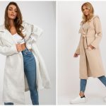 Piękny płaszcz damski idelany na każde warunki