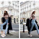 Bluzka damska w hurtowni online w modnej stylizacji zimowej