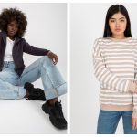 Fajne bluzy damskie basic na suwak – eButik.pl