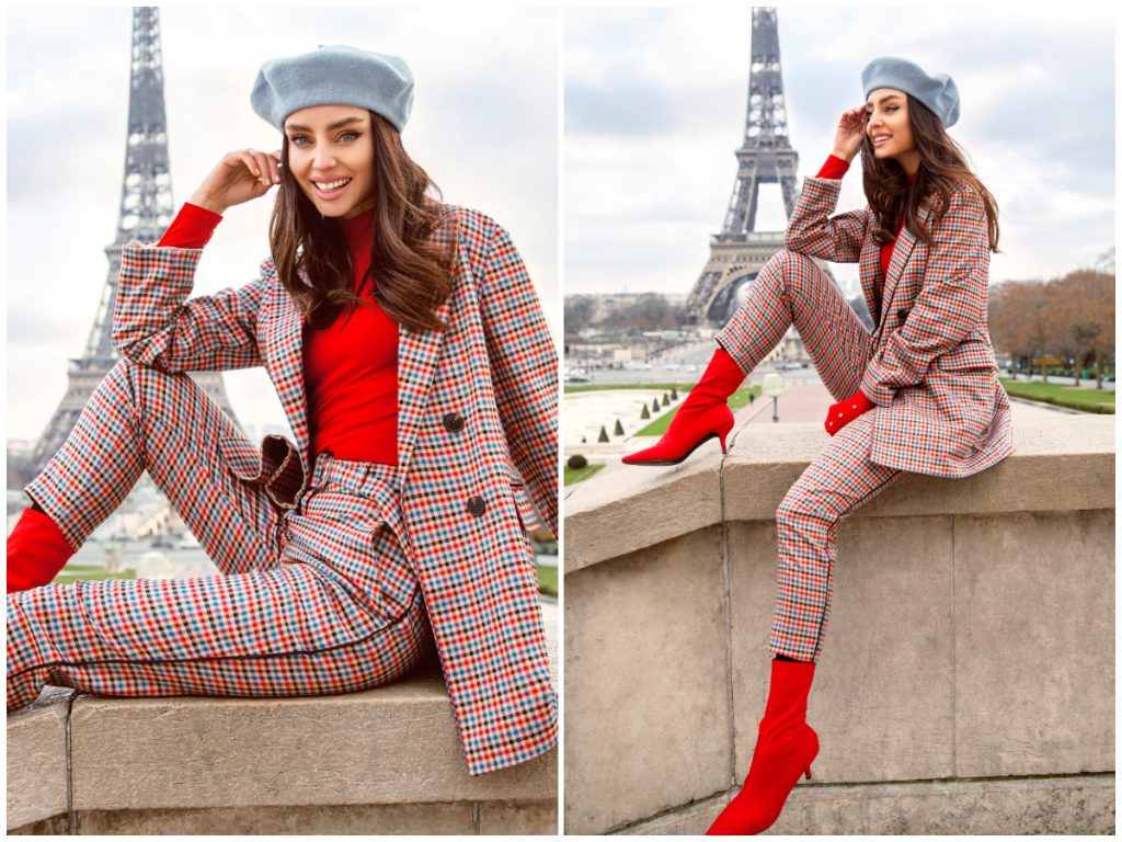 Francuski styl w modzie - komplet garniturowy z factoryprice.pl