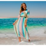 Modna sukienka ombre w stylizacji na lato