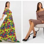 Sukienka hiszpanka we wzory