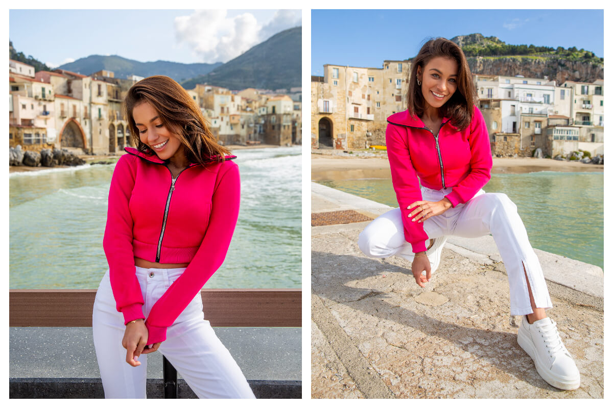 Jednokolorowe bluzy dresowe styl i wygoda