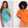 Modne bluzki koszulowe damskie oversize