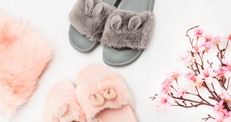 klapki z futerkiem w eButik