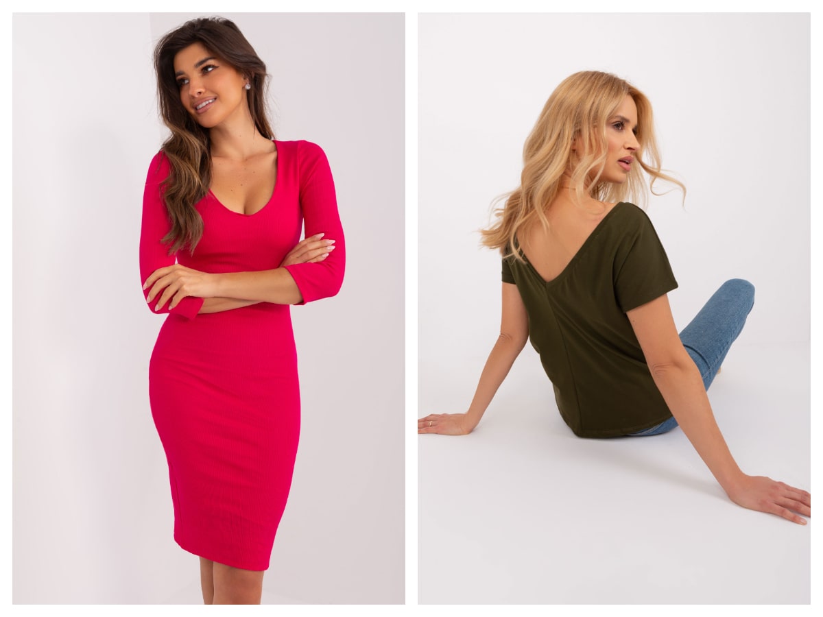 Tania odzież basic - stylowe sukienki w prążek