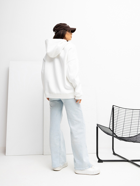 Ecru-dresowa-bluza-basic-z-kapturem-RUE-PARIS-415925_6 Ecru dresowa bluza basic z kapturem RUE PARIS