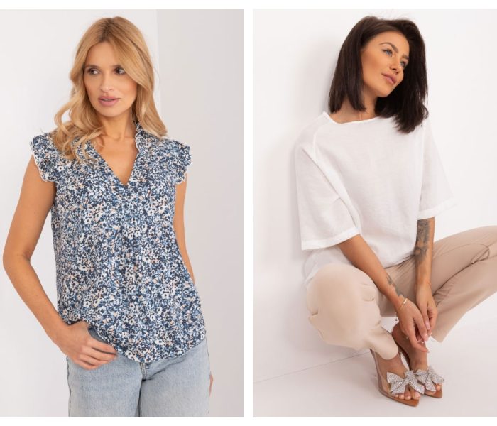 Fajne bluzki casualowe