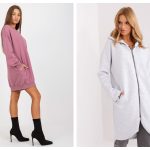 Długie bluzy basic na suwak – eButik.pl