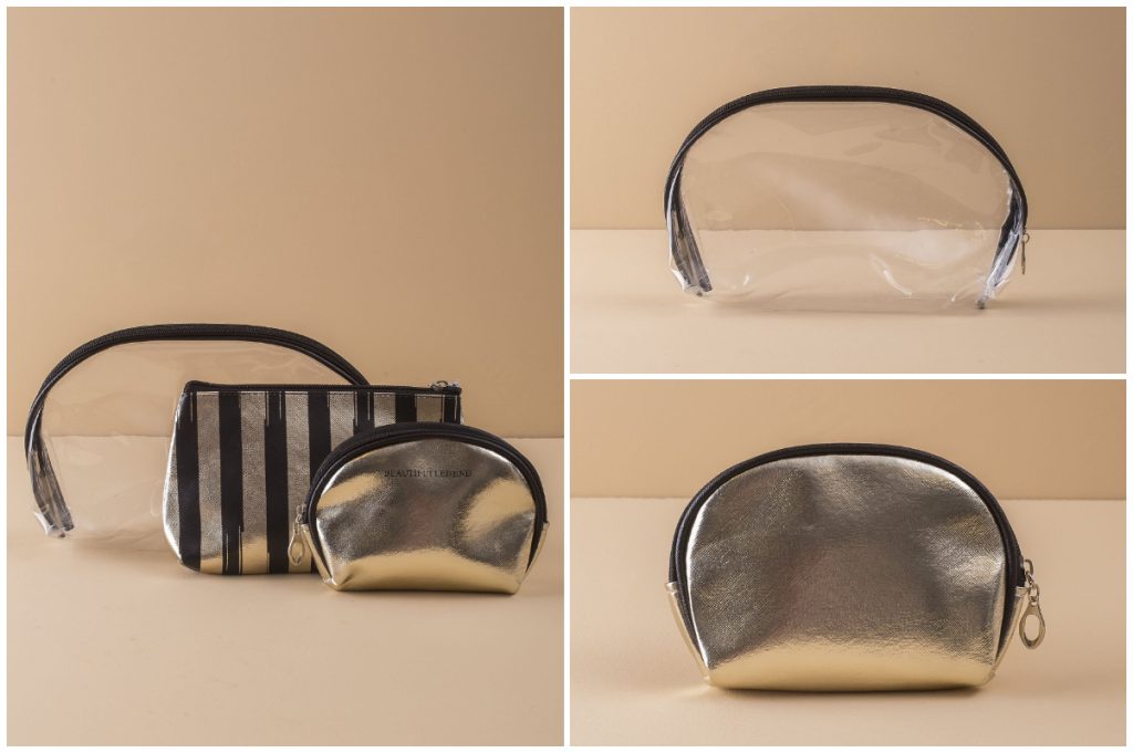 Kosmetyczka damska w paski - zestaw z factoryprice.pl