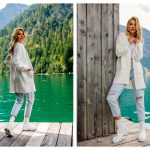 Kardigan na jesień  – Kardigan damski w modnej stylizacji na jesień