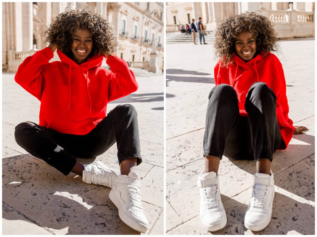 Noś bluzy damskie z kapturem w miejskich stylizacjach