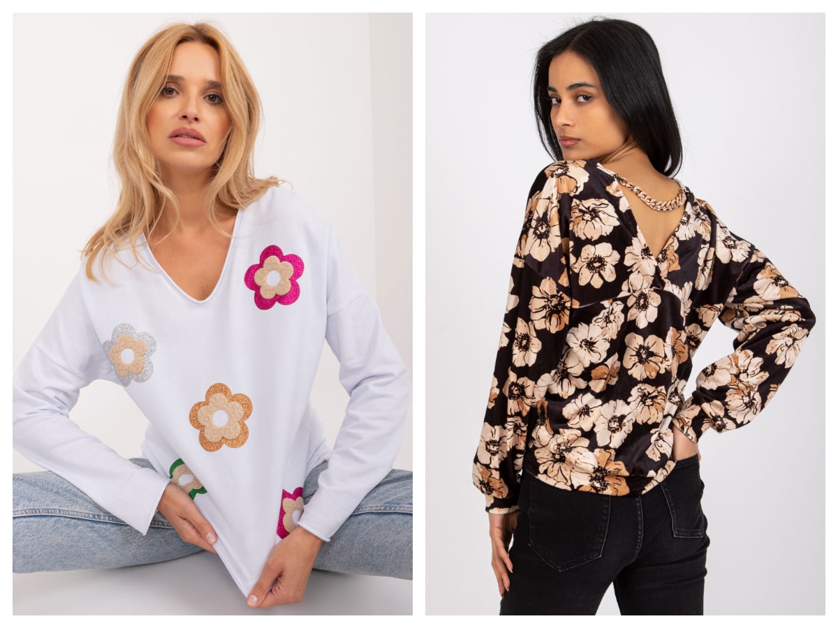 Bluzeczki w kwiaty – najciekawsze modele w romantycznym stylu